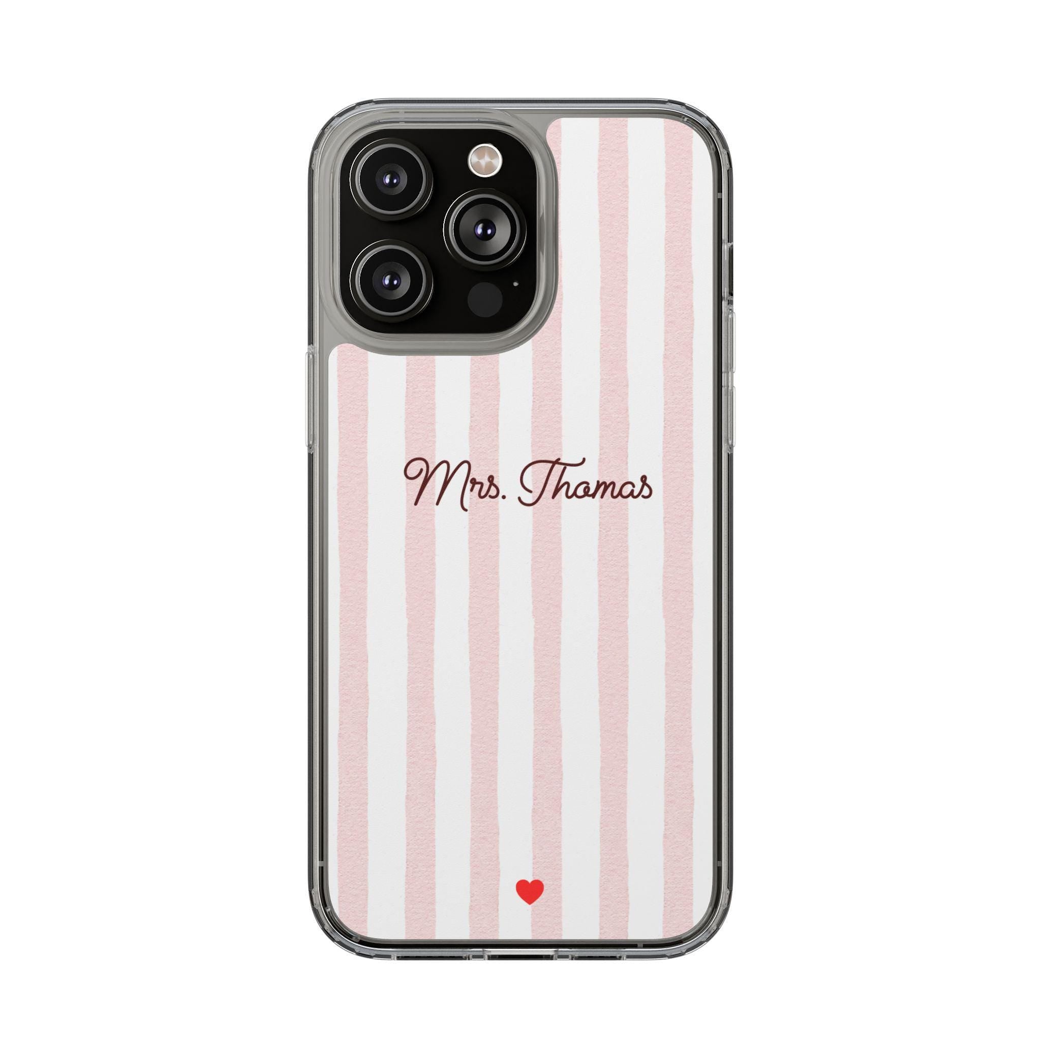 Custom Mrs. Phone Case - iPhone Case - Models 12 to 17