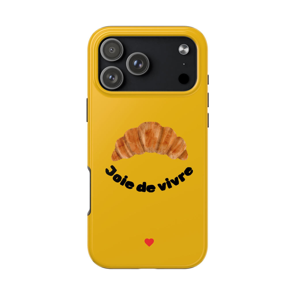 Croissant "Joie de Vivre" iPhone Case – French Foodie Gift
