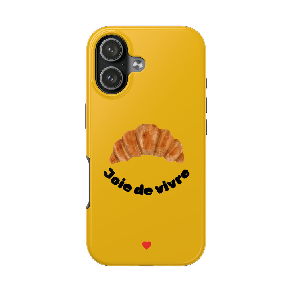 Croissant "Joie de Vivre" iPhone Case – French Foodie Gift