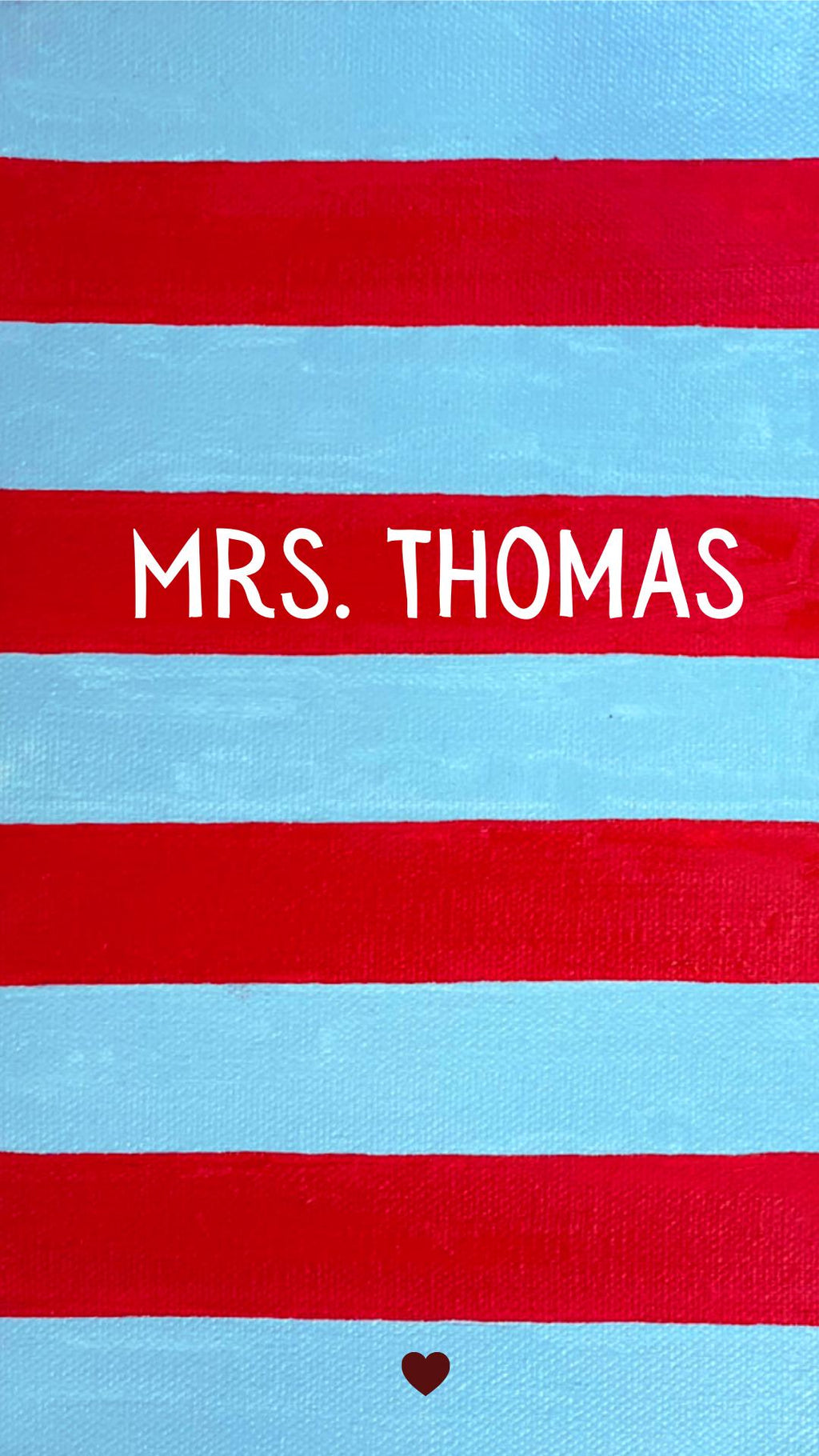 Something Blue Personalized Mrs. Phone Case - Gift for Wedding, Bridal Shower, Bachelorette - iPhone Case