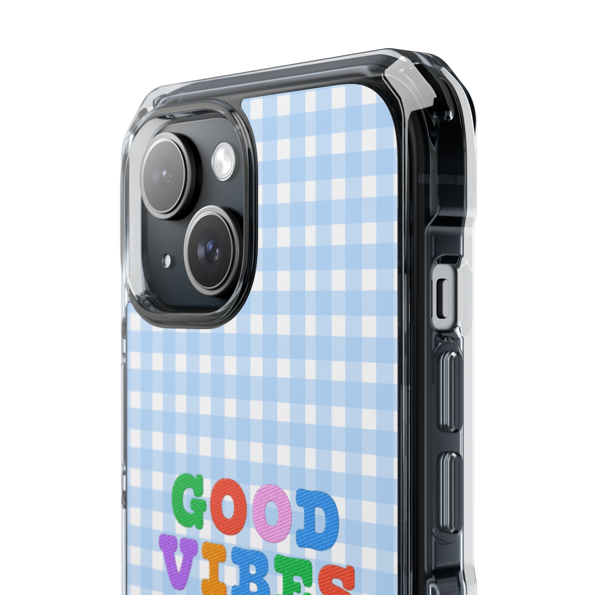 Good Vibes MagSafe® Phone Case - Clear Magnetic Impact Case - for iPhone Models 14 to 17