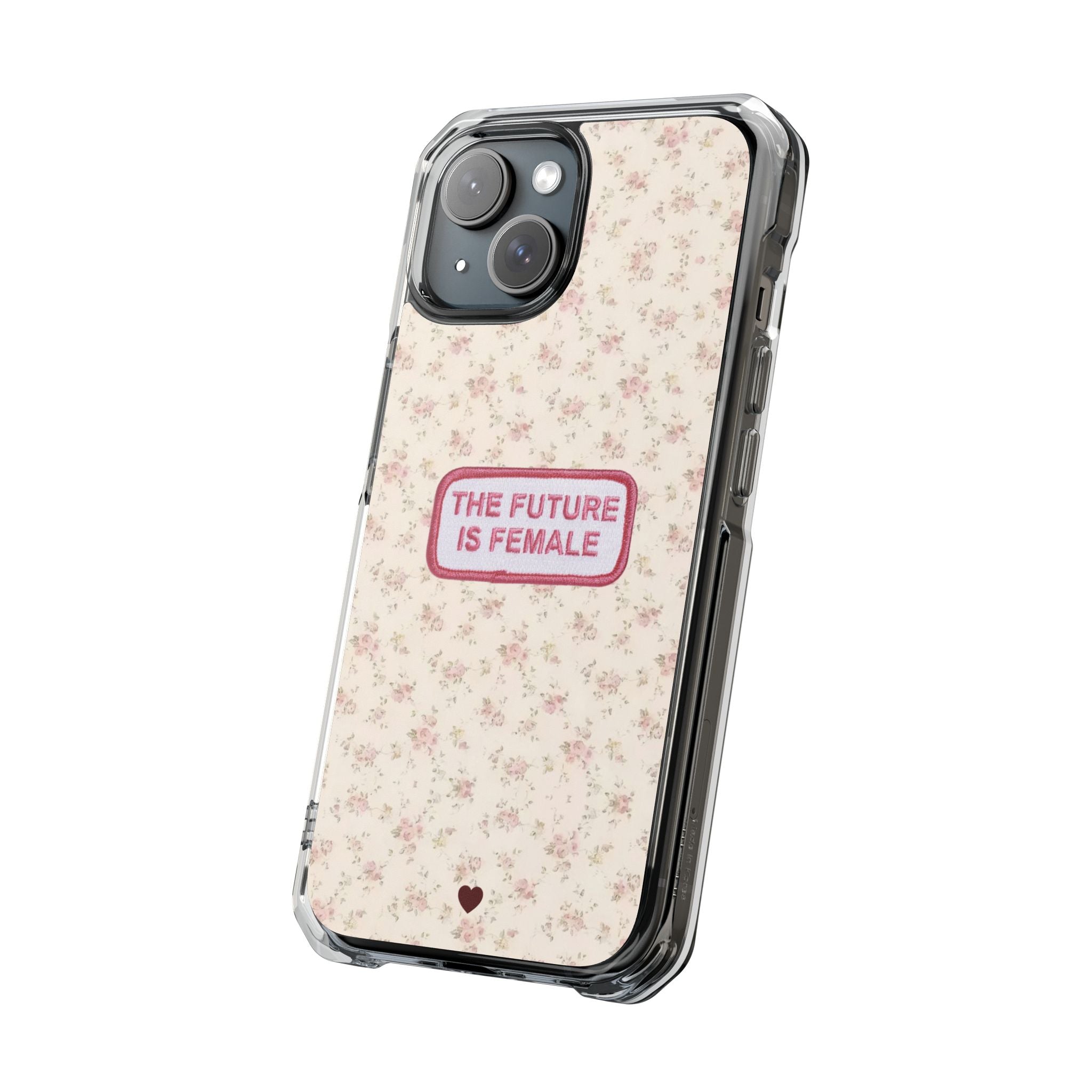 The Future Is Female Phone Case | MagSafe Clear Impact Case - iPhone 15 to 17 models