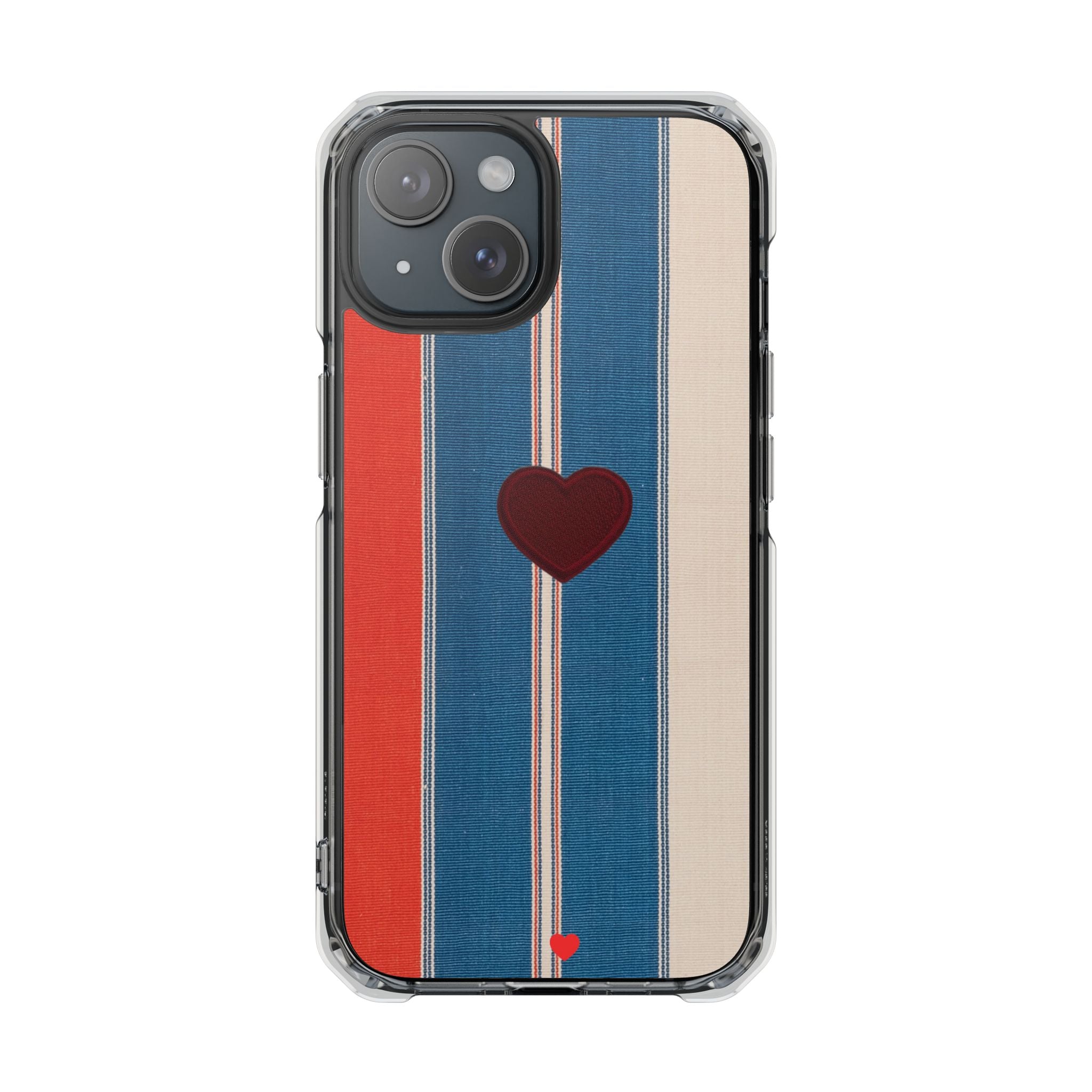 Made in America Heart on iPhone 15