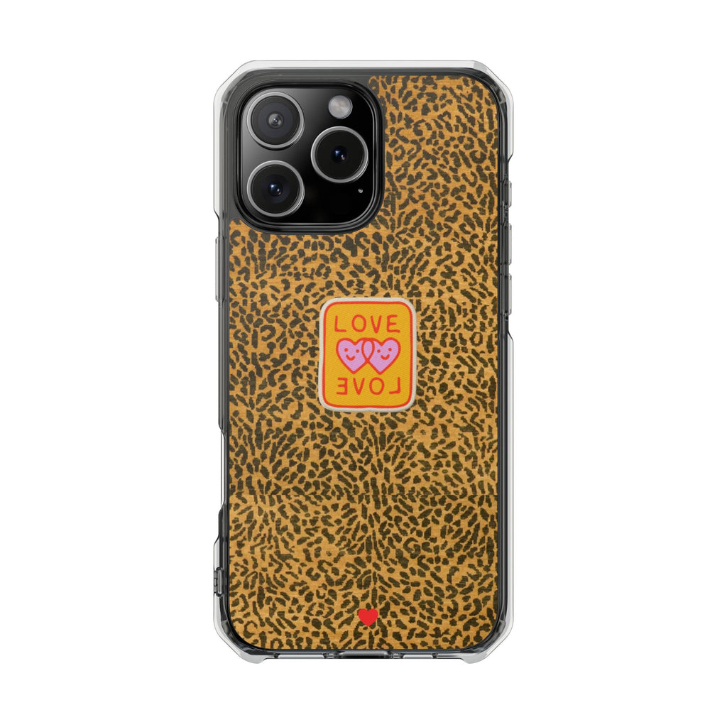 Cheetah Love Is Love iPhone Case