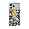 No Bad Vibes Zebra Print iPhone Case