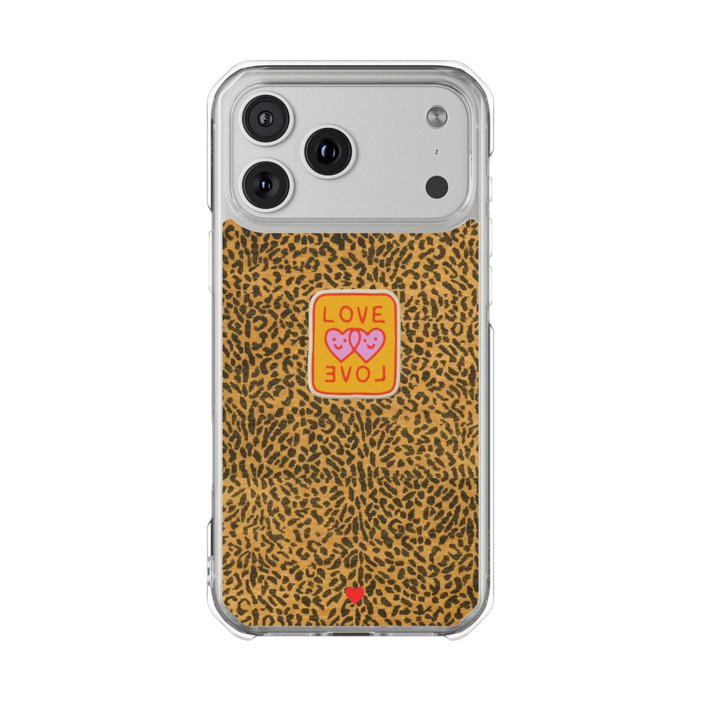 Cheetah Love Is Love iPhone Case