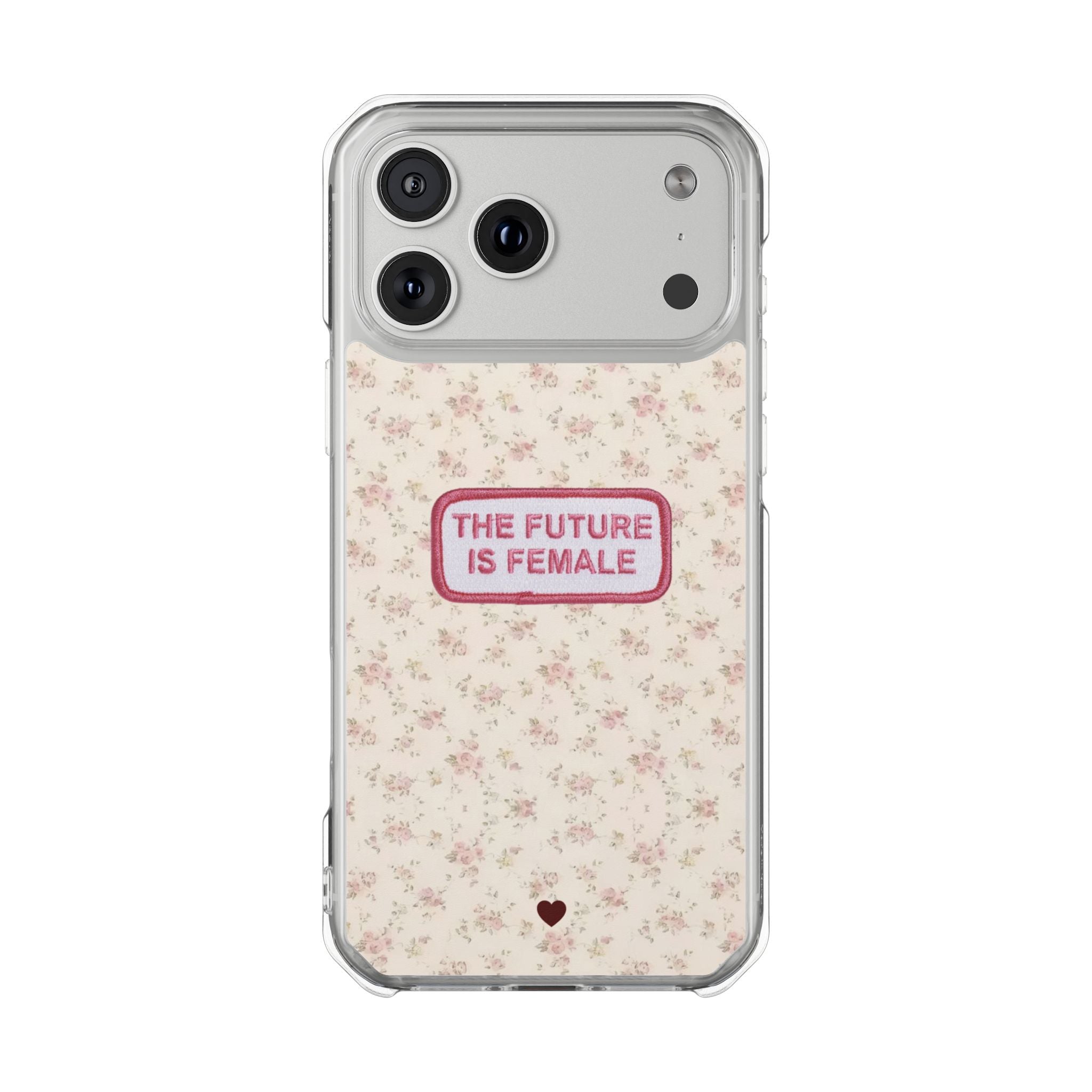 The Future Is Female Phone Case | MagSafe Clear Impact Case - iPhone 15 to 17 models