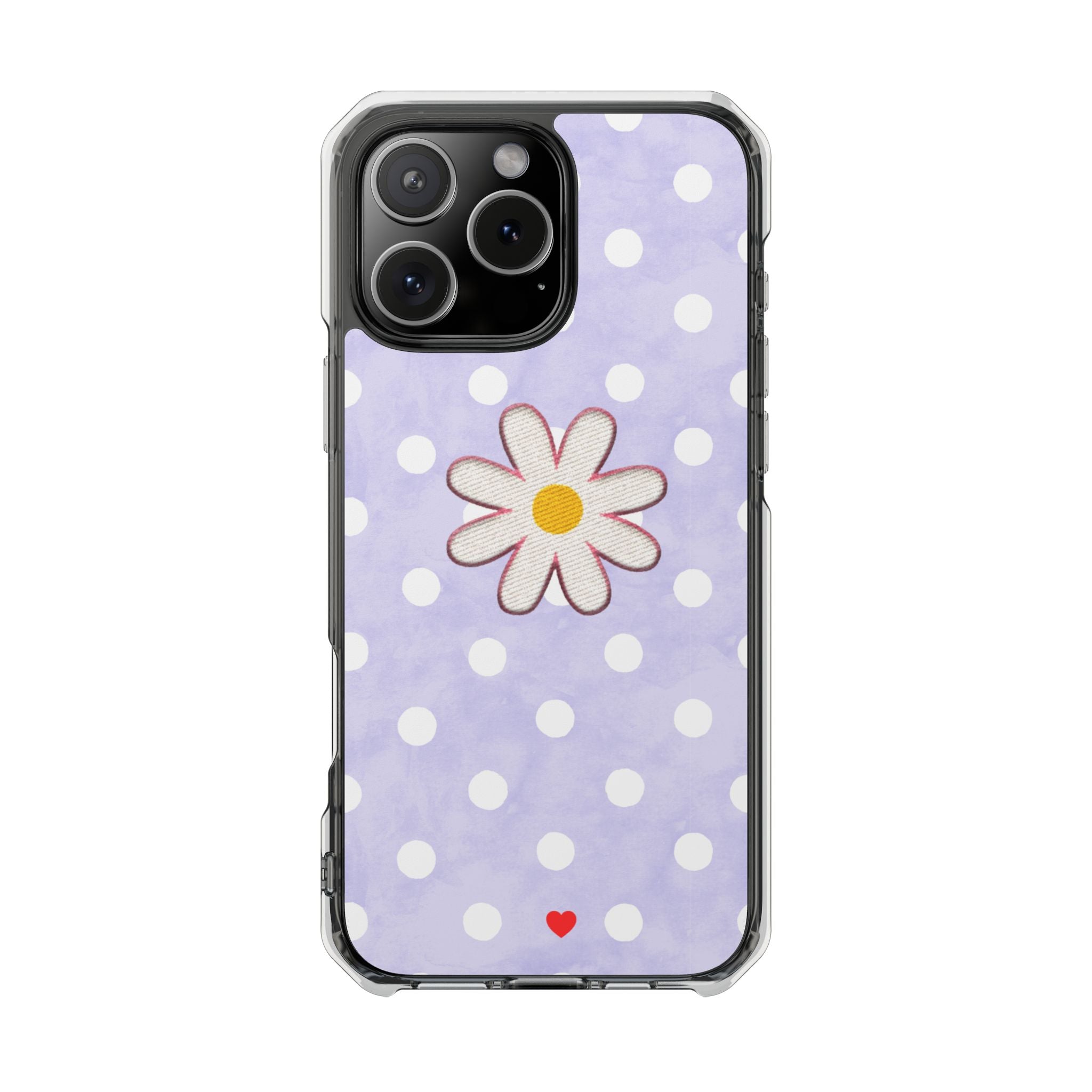 Daisy Floral Phone Case | MagSafe-Compatible Clear Impact Case - iPhone models 15 to 17