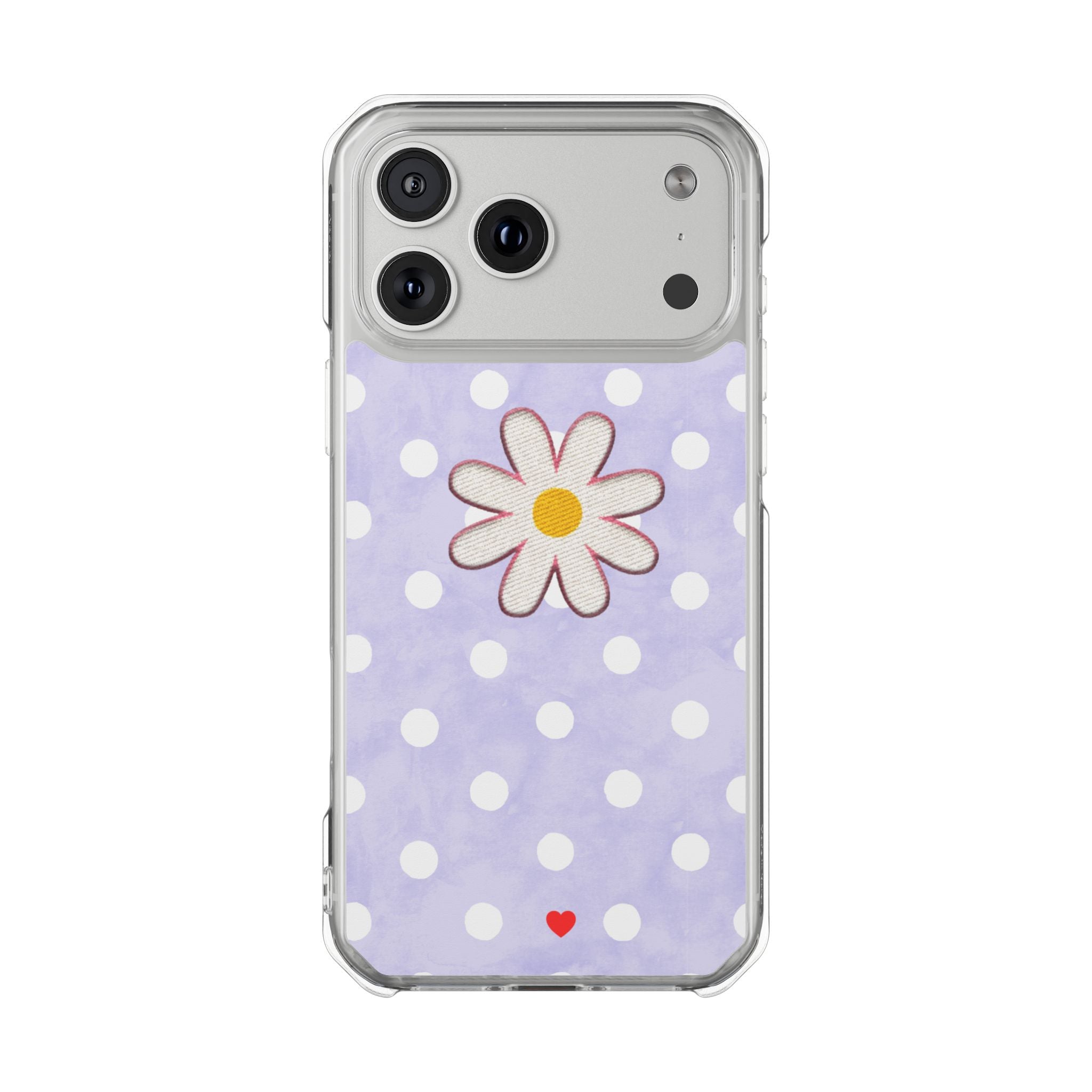 Daisy Floral Phone Case | MagSafe-Compatible Clear Impact Case - iPhone models 15 to 17