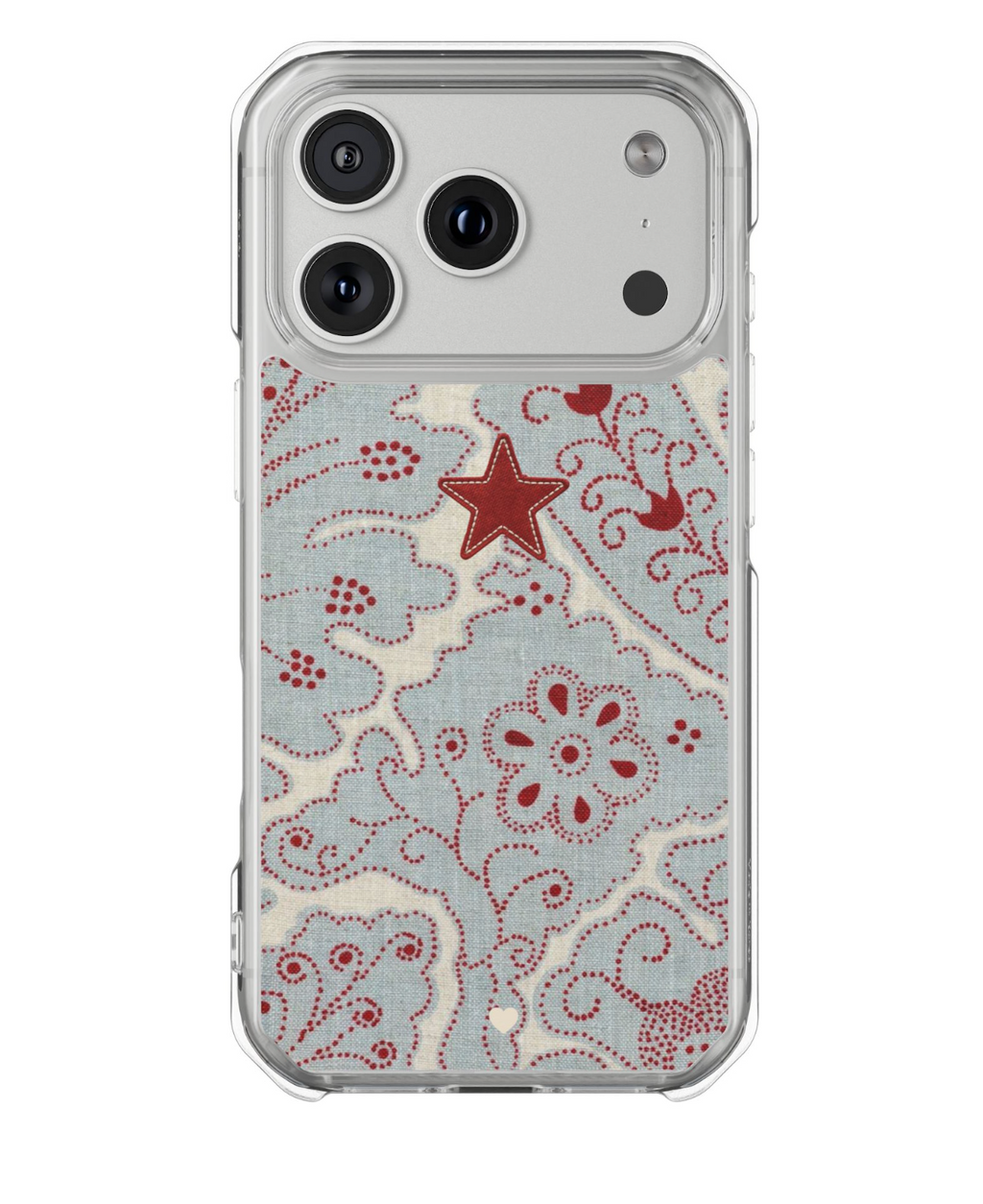 Red Star Paisley Phone Case | Magsafe iPhone Case - Models 15 to 17