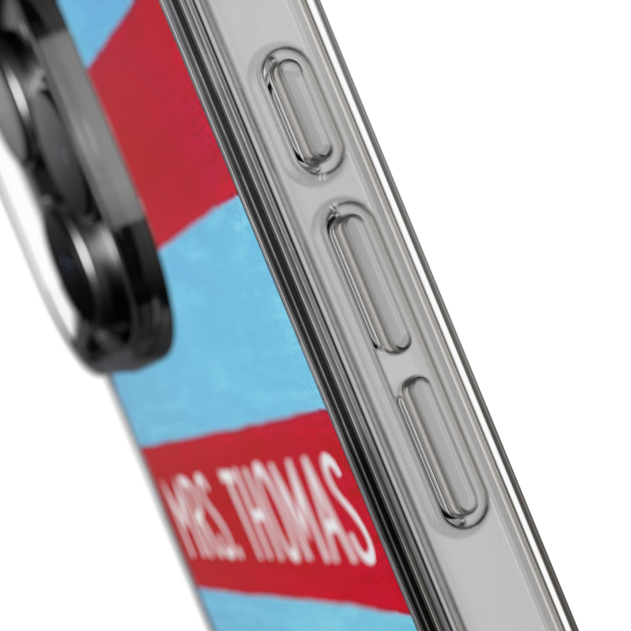 Something Blue Personalized Mrs. Phone Case - Gift for Wedding, Bridal Shower, Bachelorette - iPhone Case