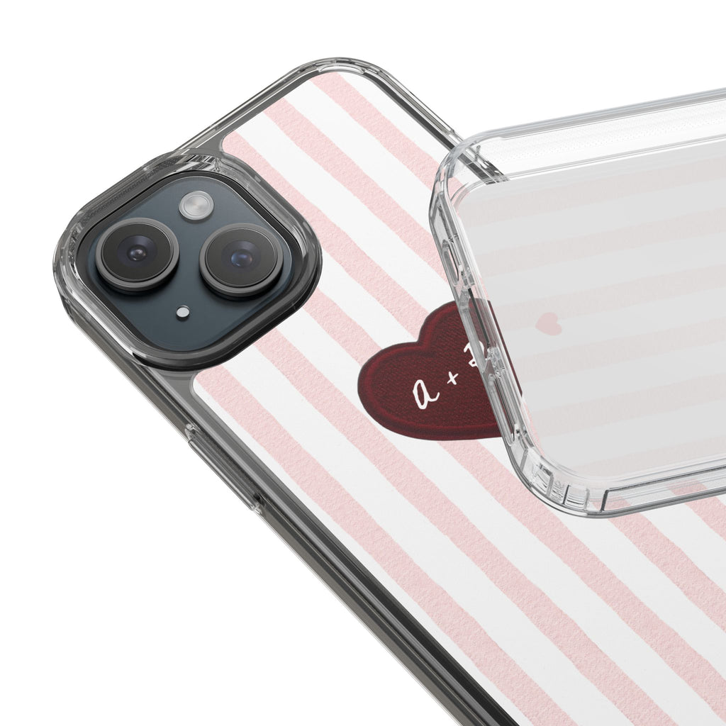 Personalized Couple Initials Phone Case - iPhone Case - iPhone Models 12 to 17