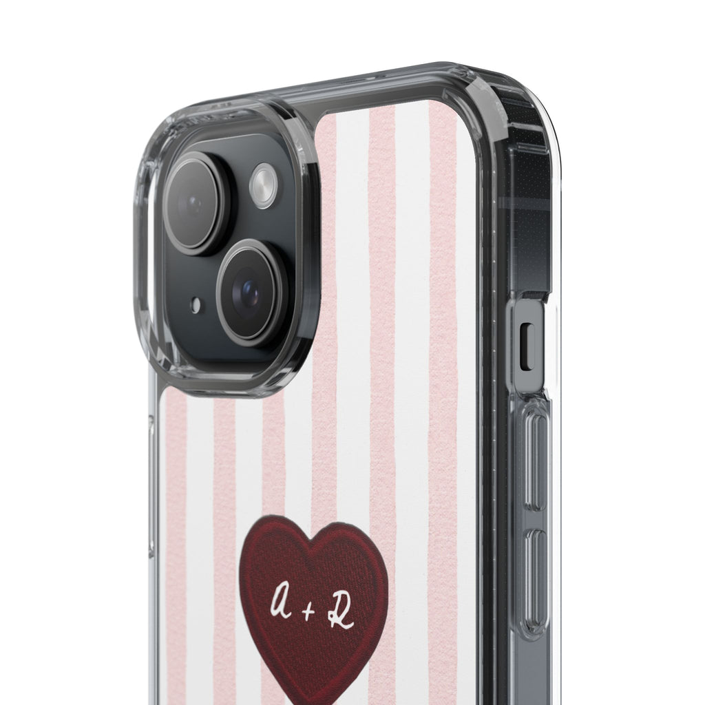 Personalized Couple Initials Phone Case - iPhone Case - iPhone Models 12 to 17